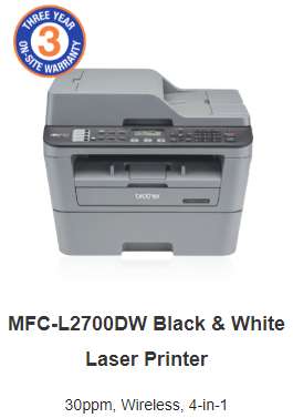 Brother MFC-L2700DW Mono Laser printer