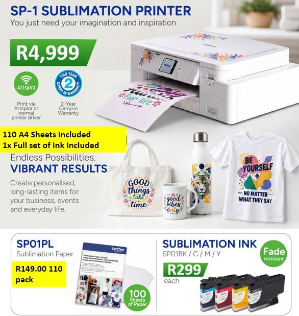 Brother SP1 Sublimation Printer Promo October 2026