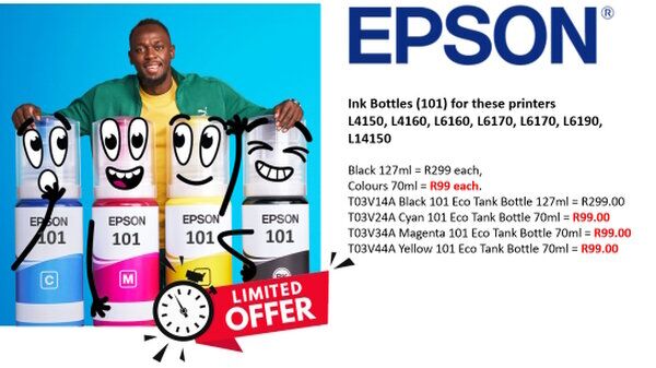 Epson 101 Ink August Special Epson 101 Ink August Special