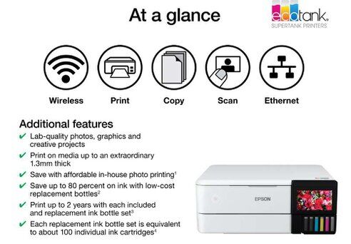 Epson L8160, A4 Photo Printer